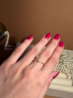 Dazzling Butterfly Gold Ring