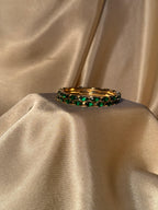 Beaded bangles Gold - Green (kids collection)
