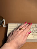 Gem Ring Gold - Red