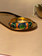 Rangeen Cuff (bracelet) - Blue & Green