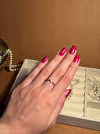 Swirly curves Silver Ring