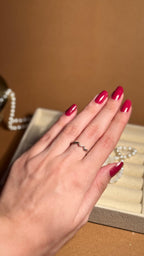 Swirly curves Silver Ring