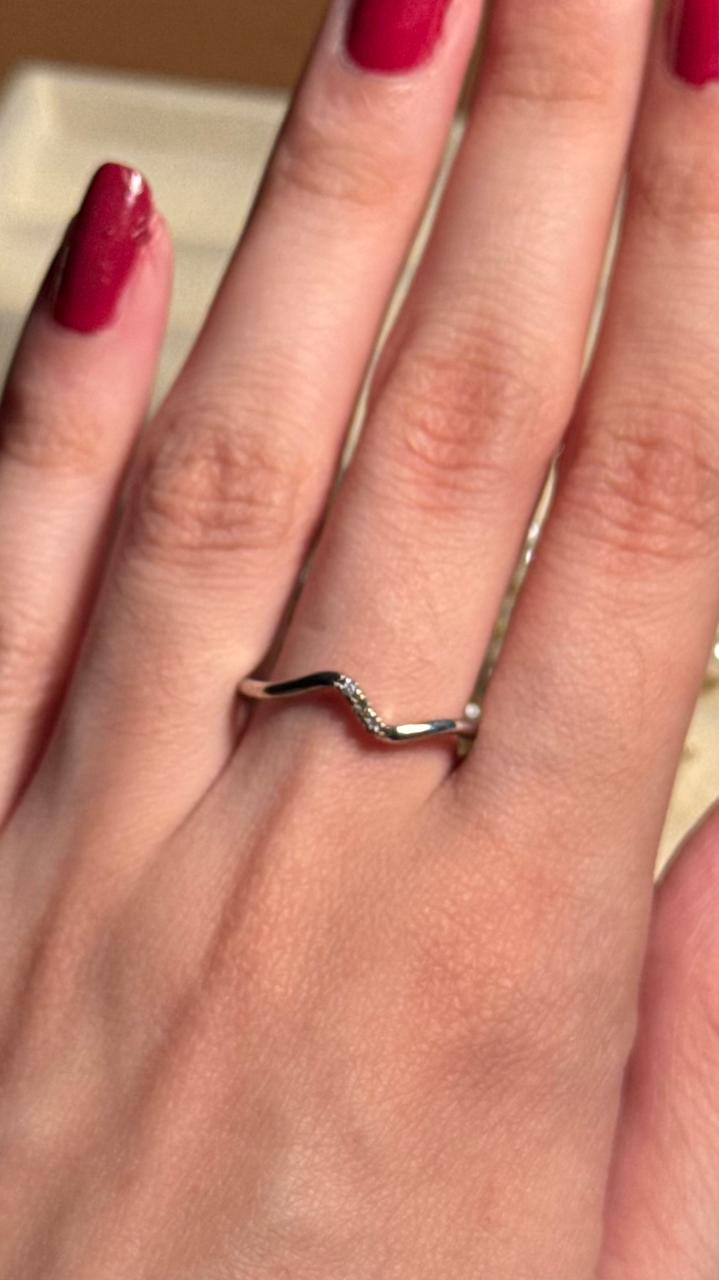 Celste Dotted Silver Ring