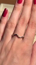 Celste Dotted Silver Ring