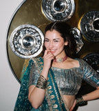 Neha Bangles (feroze and copper)