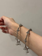 Chanda ghungroo pair (silver)