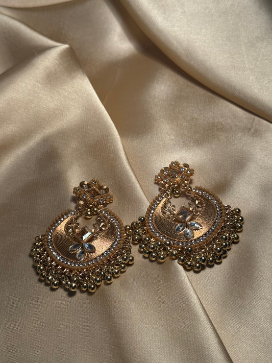 Mahjabeen earrings-gold
