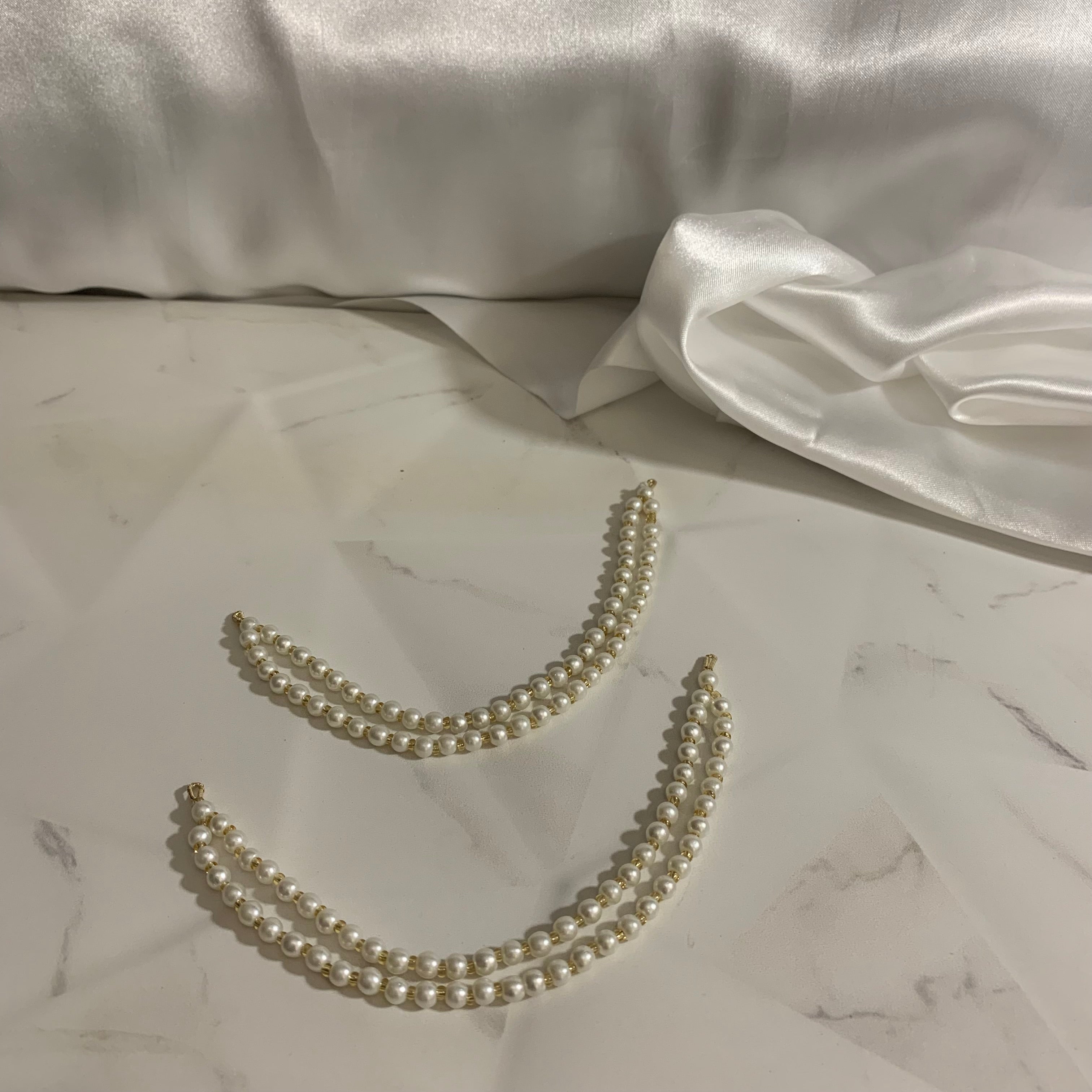 Double pearl saharay (Pair)