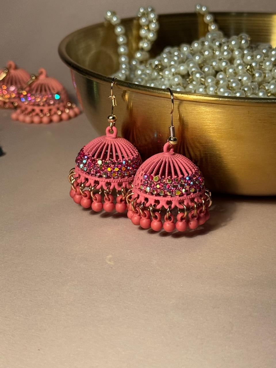 Matt jhumki heer - Pink