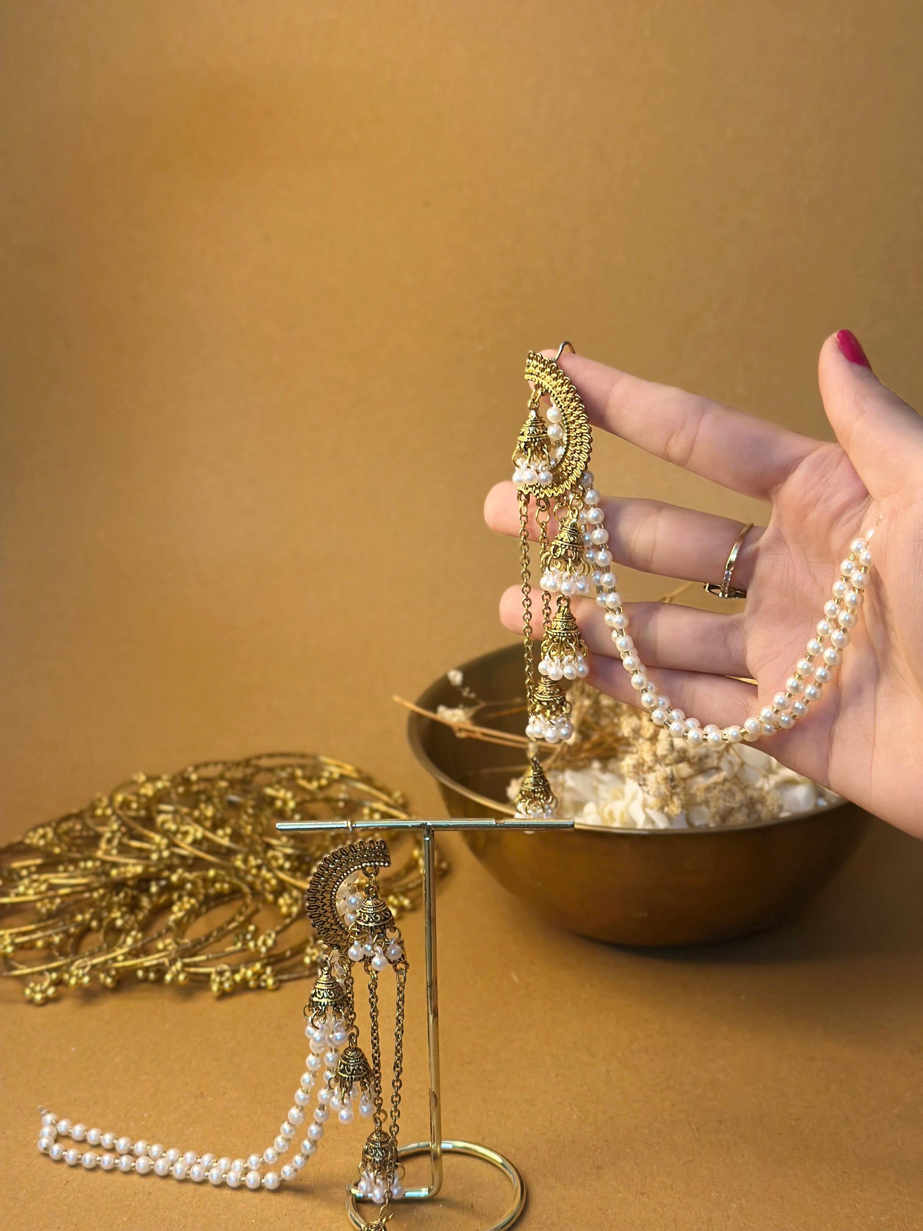 Hania OG gold with pearl saharay bundle