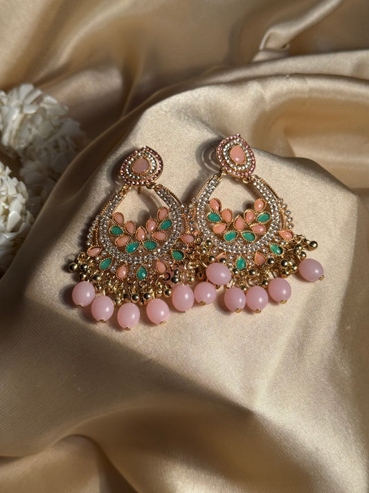 Nilofer khass collection-gold and pink