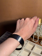 Celeste Cuff (bracelet) - Charcoal
