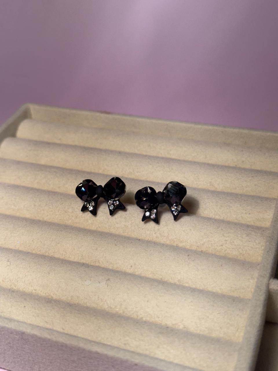Bow Ties Studs - Black