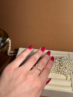 Dazzling Butterfly Gold Ring