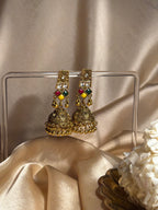 Dadi ki antique jhumkiyan khass collection  multi and gold