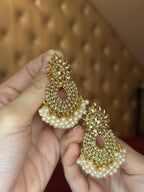 Earring pineapple Antique gold
