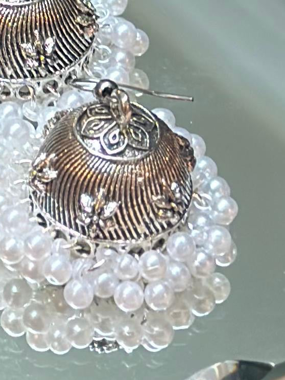 Moti jhumki charcoal- eid collection