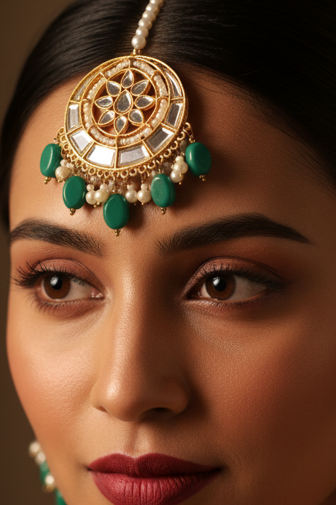 BN-15 Chand Bindi - Green