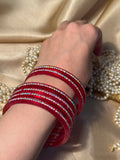 Sparkle bangle-red