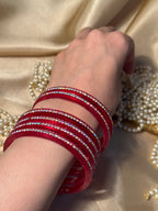 Sparkle bangle-red