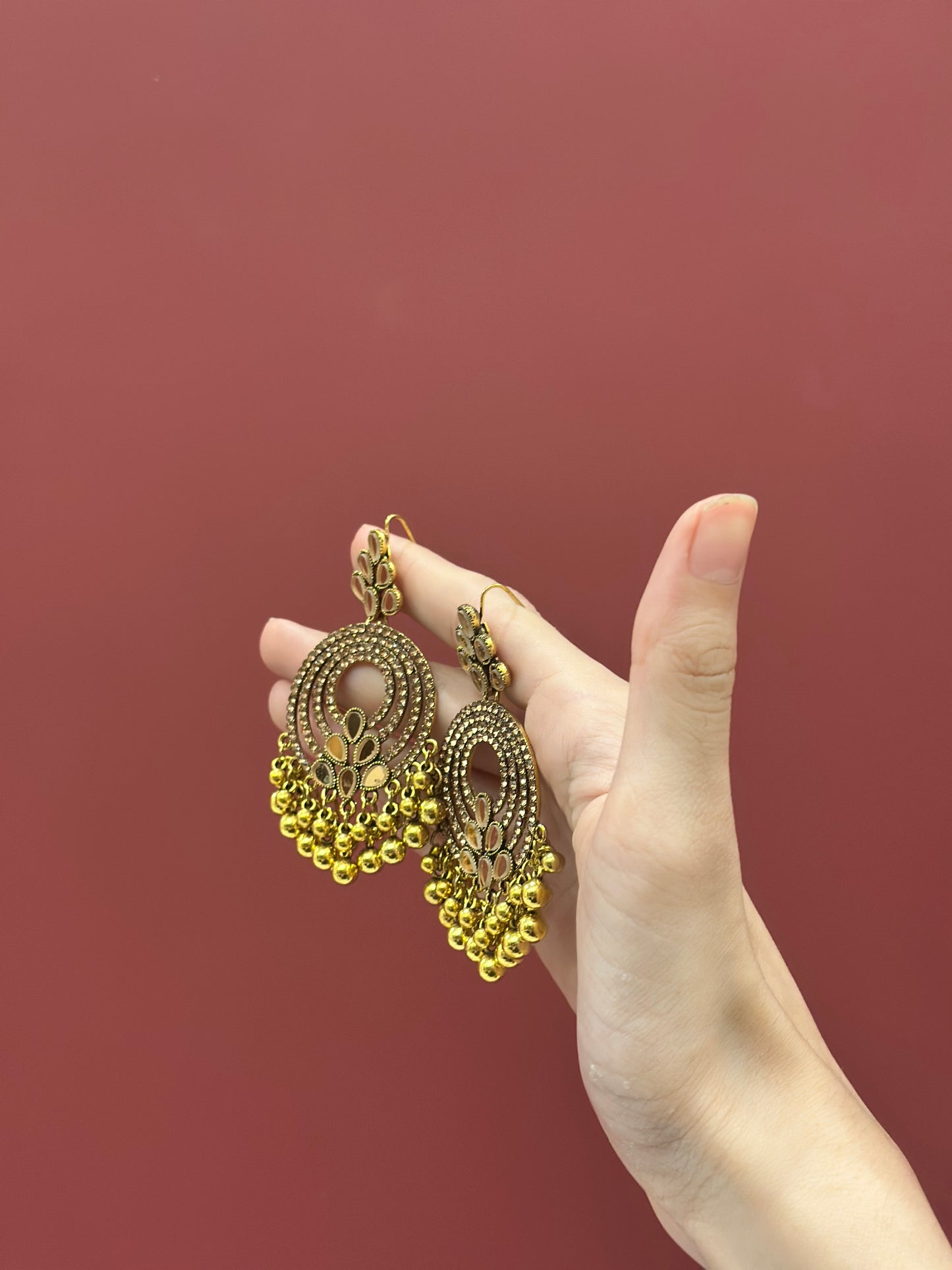 6 Ringlets Antique Gold