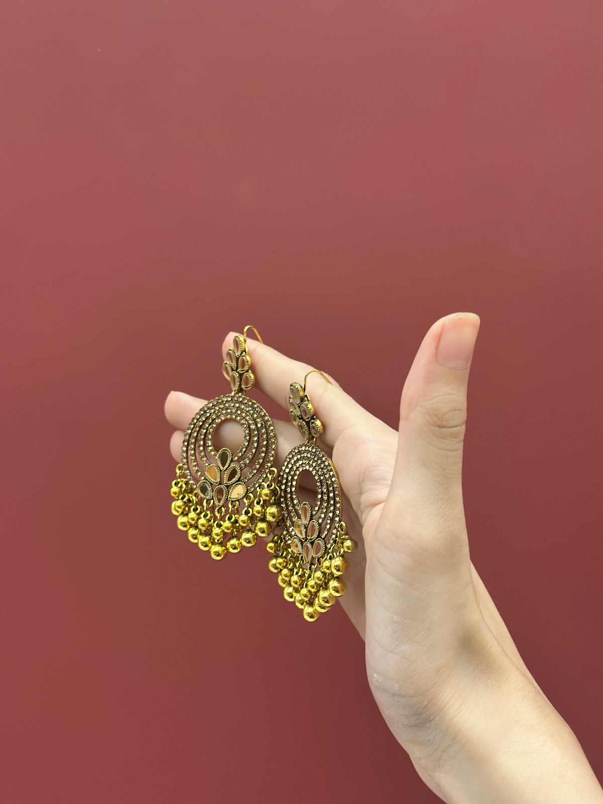 6 Ringlets Antique Gold