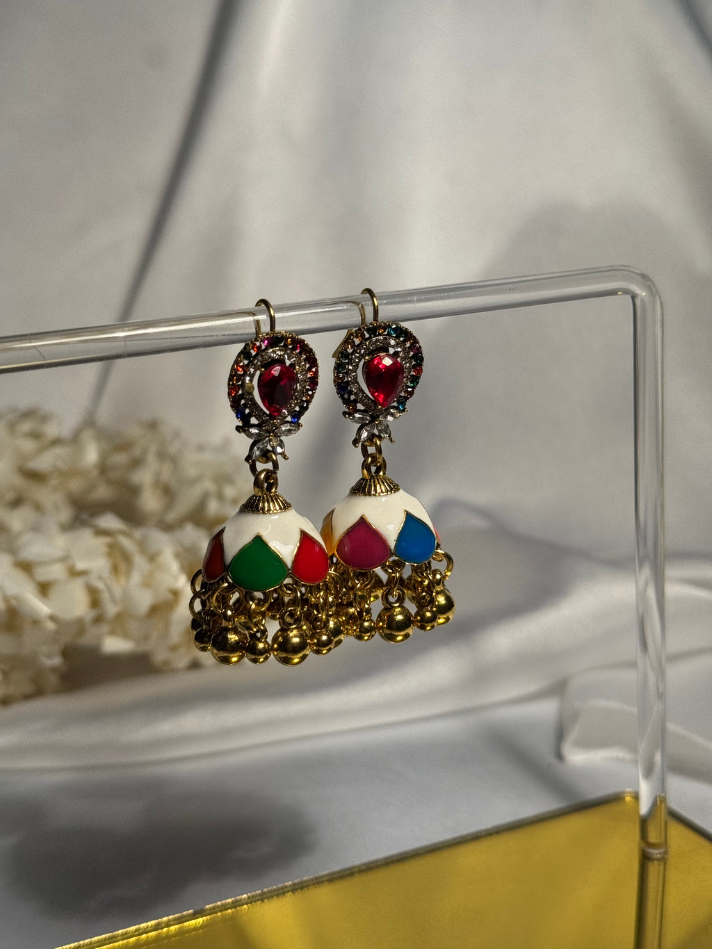 droplet bedazzled Rang-e-desi multi