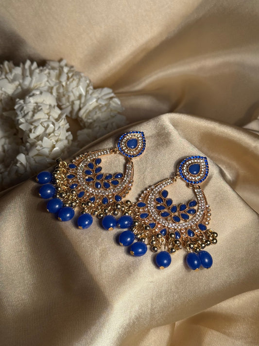 Nilofer khass collection-gold and blue