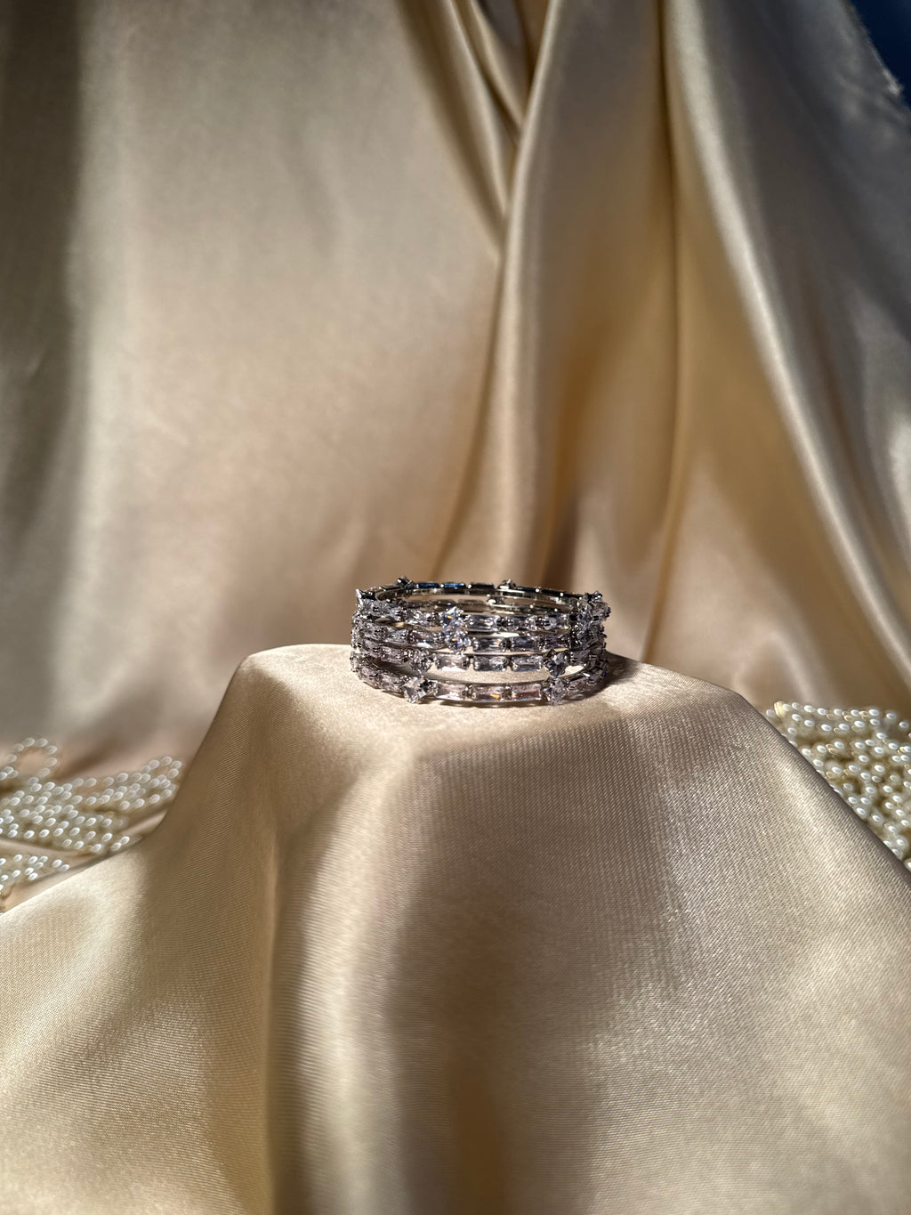 Silver noor bangle (kids collection)