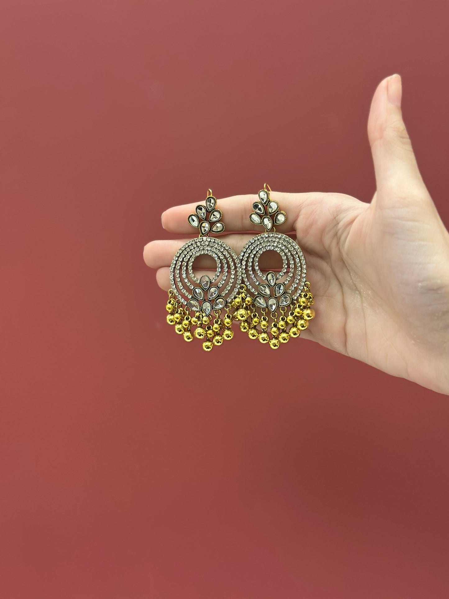 6 Ringlets Antique Gold and silver