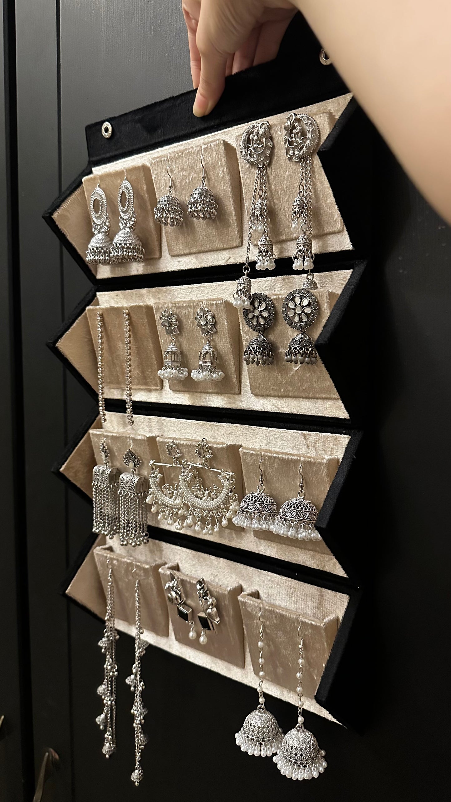 Silver Jhumka box