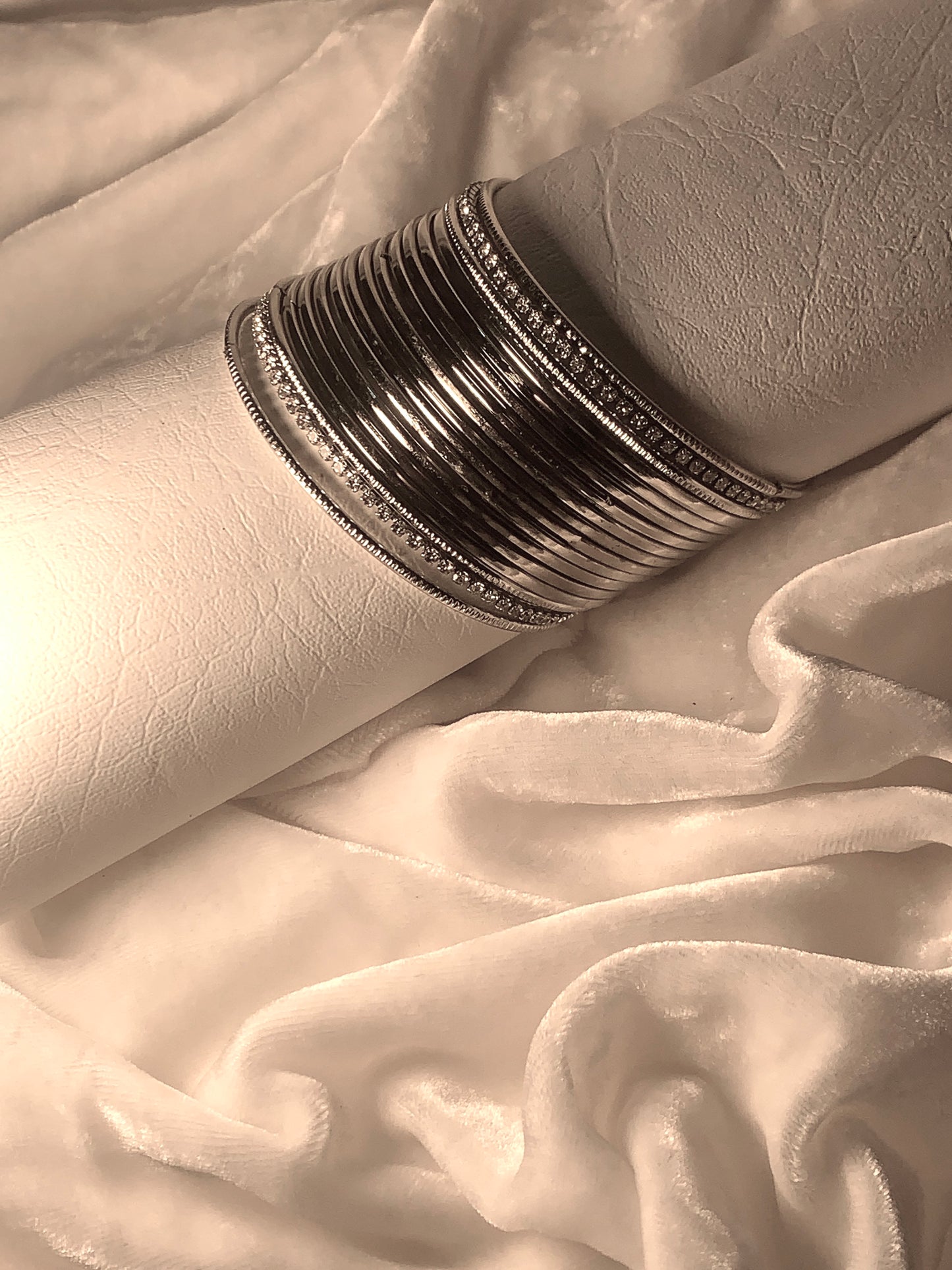 Bangles - Silver Set (18 Pcs)