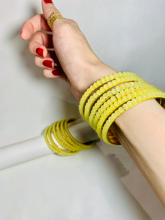 Moti chooriyan (Light Yellow)