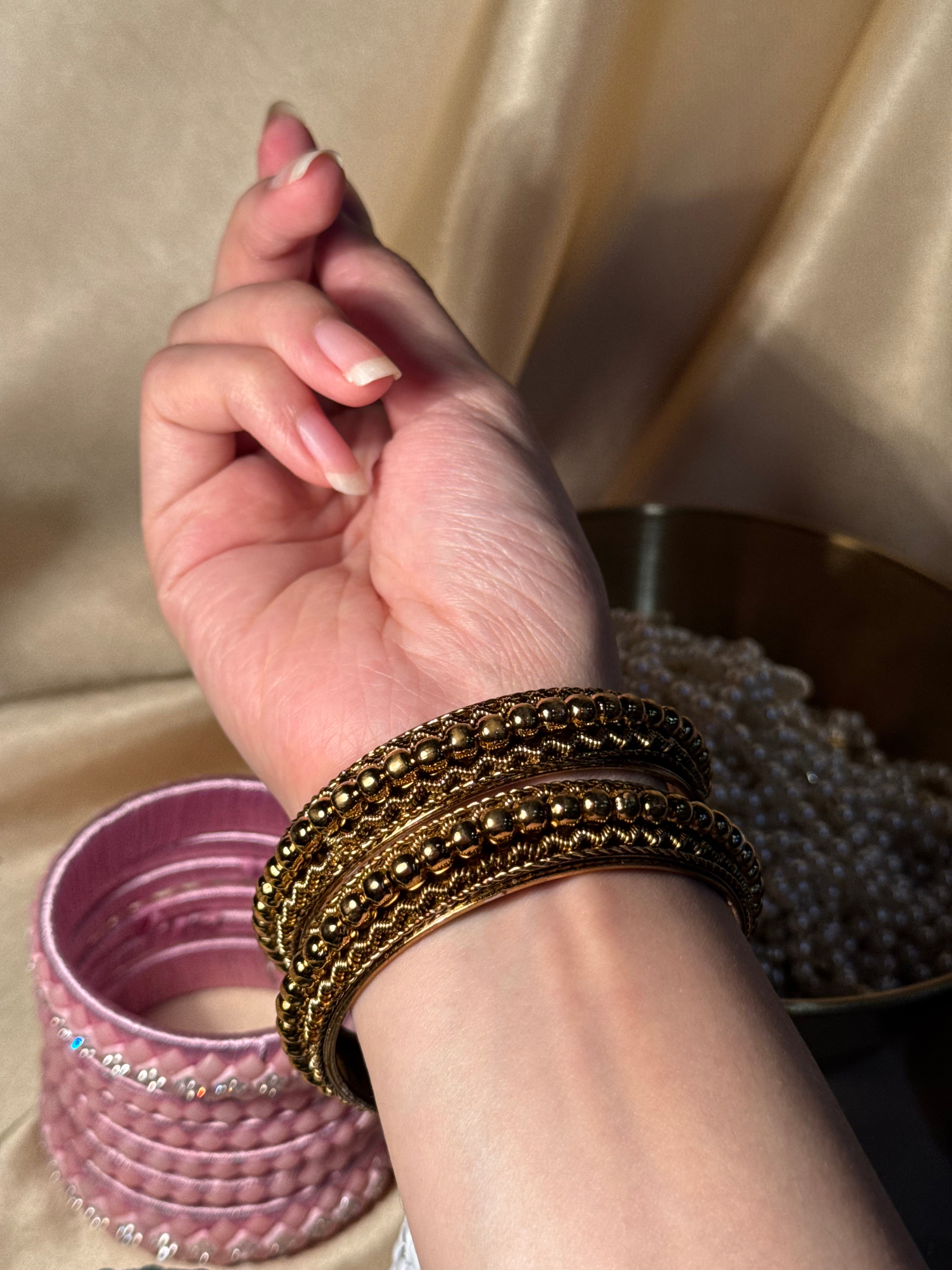 Gold bangle rozana collection