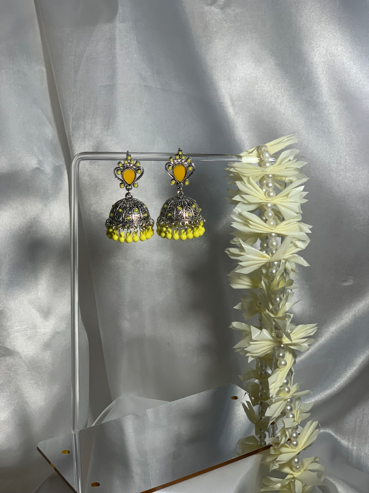 Hurrem Jhumkay (Yellow)