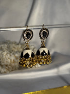 droplet bedazzled Rang-e-desi black and white