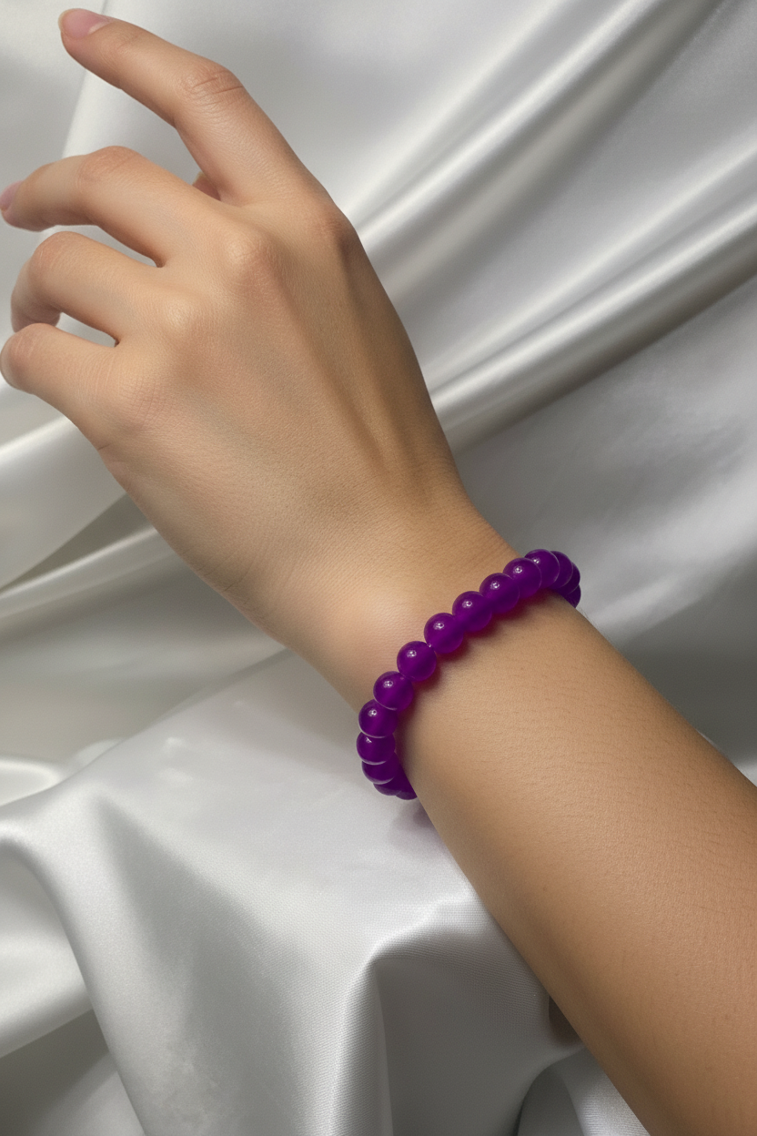 Pearl bracelet - Purple
