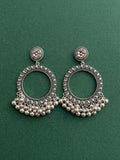 Nawab Ghungroo Earrings - Silver