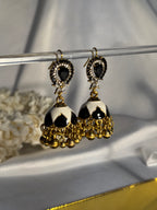 droplet bedazzled Rang-e-desi black and white