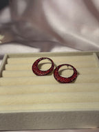 Red hoops- rozana