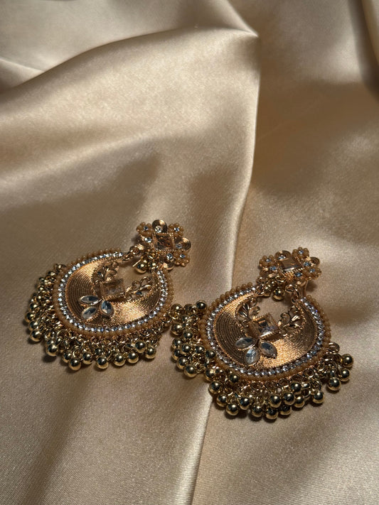 Mahjabeen earrings-gold