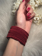 thread bangles maroon