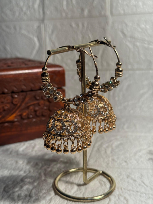 Bano Bali - gold with silver beads