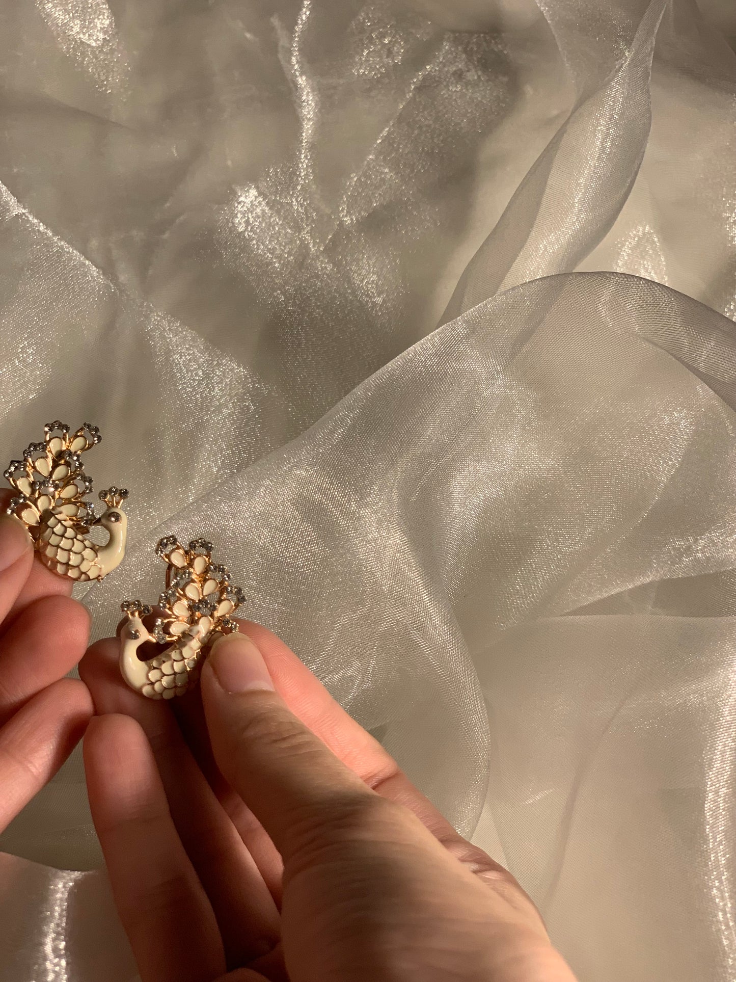 NF-1-156 Peacock Earrings