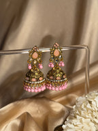 Nani ki jhumkiyan khass collection-gold and pink