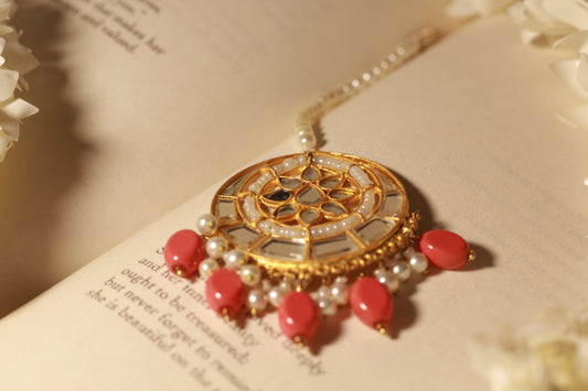 BN-15 Chand Bindi - Coral