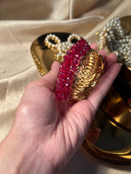 Red bedazzled bracelet (kids collection)
