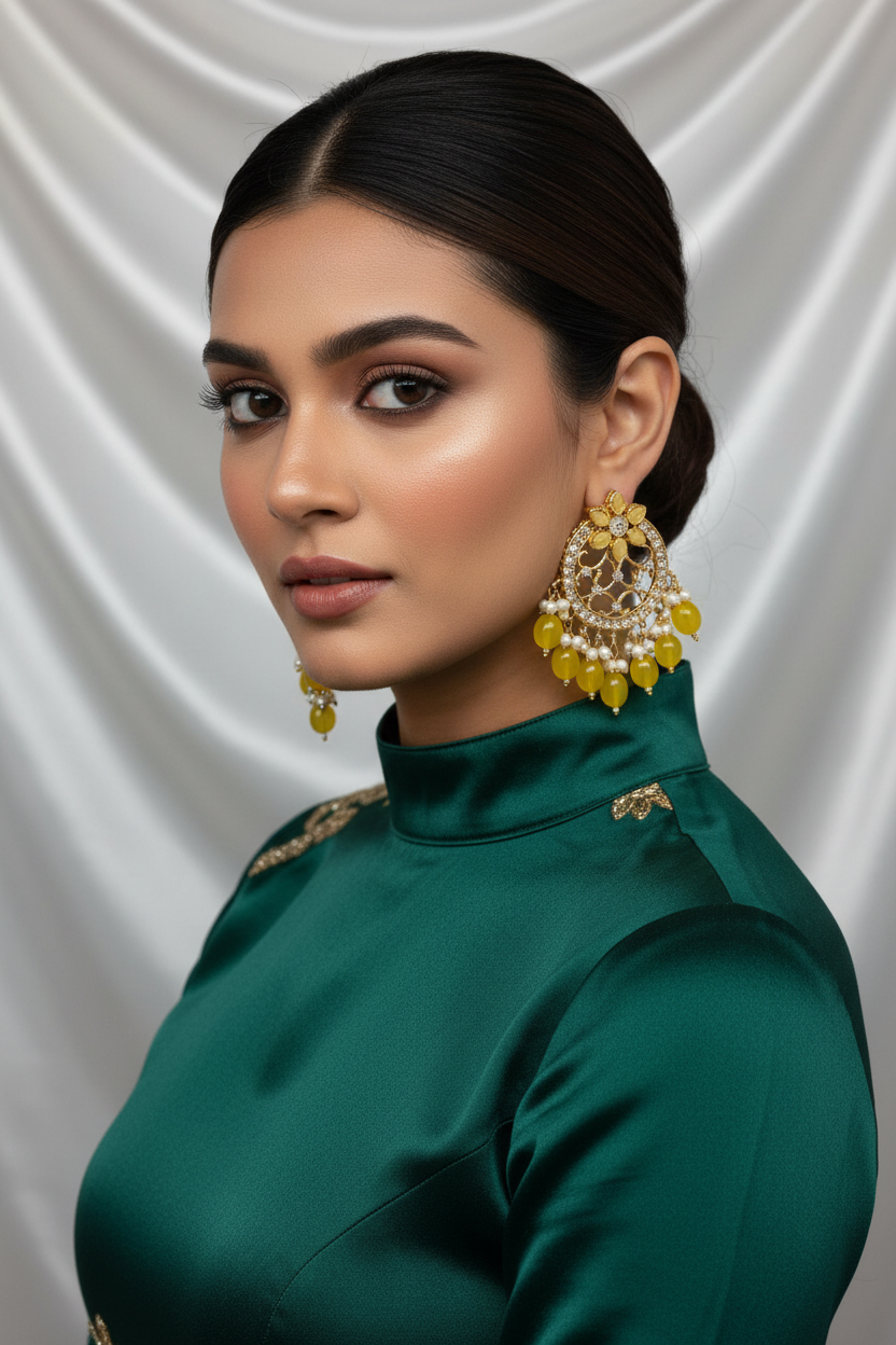 Zeba Earring - Yellow