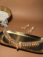 Kundan sheesha - beige
