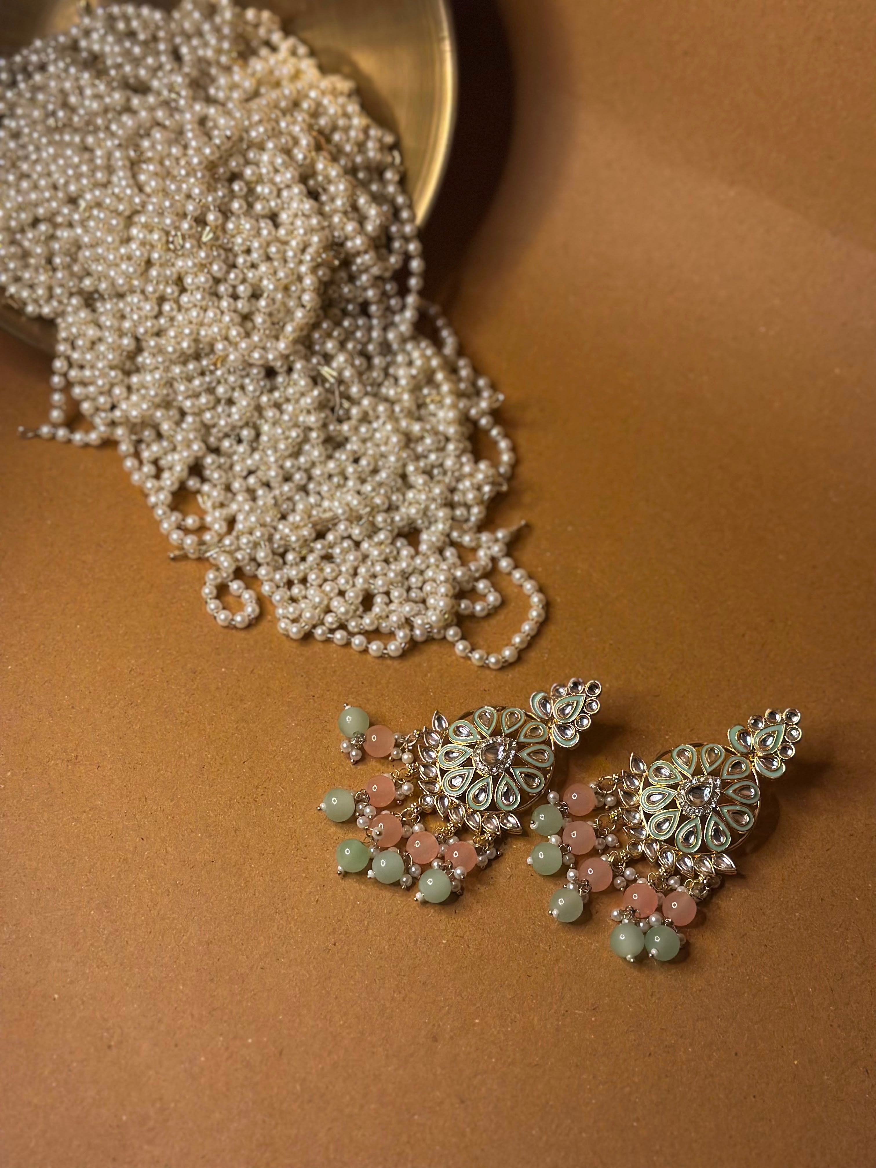 Mehnaz sage and peach  - NAZ collection